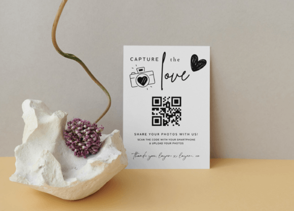 Capture the Love QR Code Template