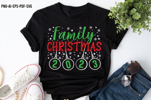 Family Christmas 2023 Sublimation