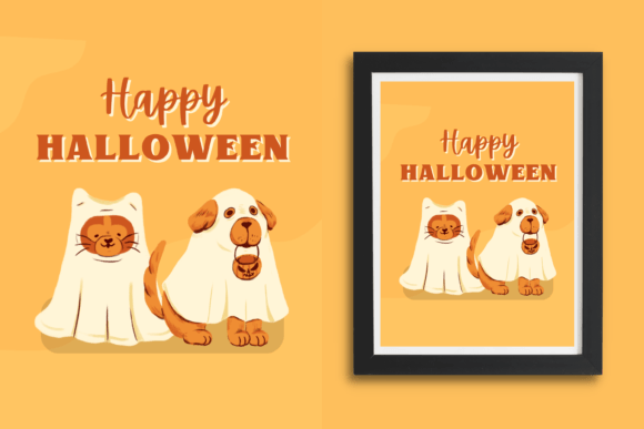 Happy Halloween Cute Dog Printable: Transform Your Home and Business with Festive Art