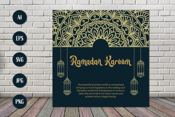 Ramadan Kareem Greeting Card Template: A Creative Resource for the Holy Month