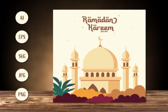 The Strategic Value of a Mosque Flat Design Ramadan Kareem in Modern Branding