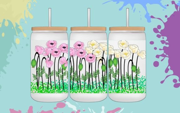 Transforming Everyday Glass: The Ultimate Guide to Poppy Wrap Designs for 16oz Libbey Can Glasses
